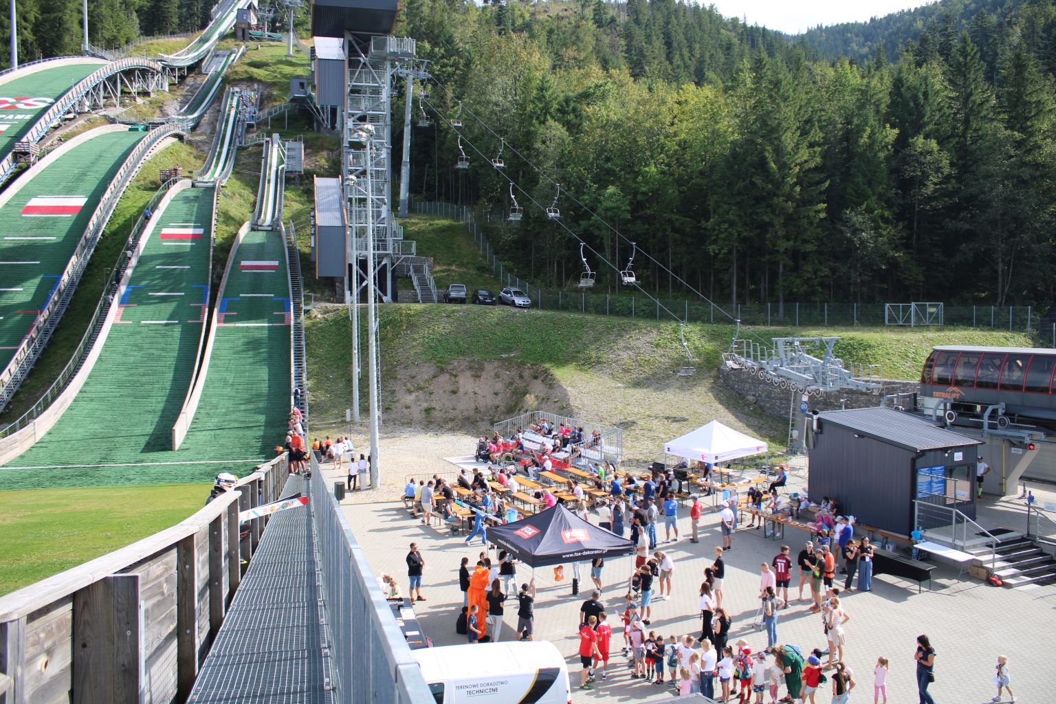 Skisprungnachwuchs Training Allgäu Kooperationssprung